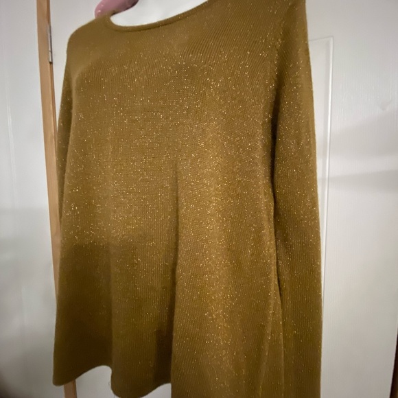 Terry Lewis Sz L Bronze Colored Sweater VGUC ๐๐ - Picture 8 of 10
